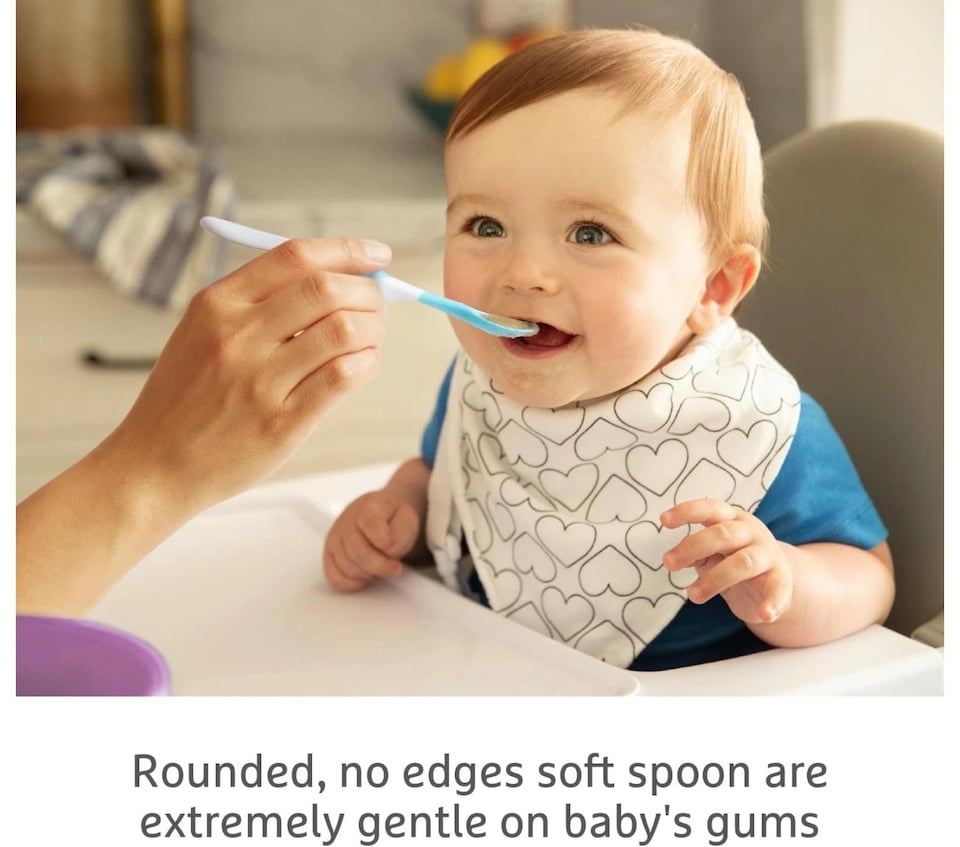 image 1 of Munchkin Soft Tip Baby Spoons Toddler Weaning Feeding Set BPA Free