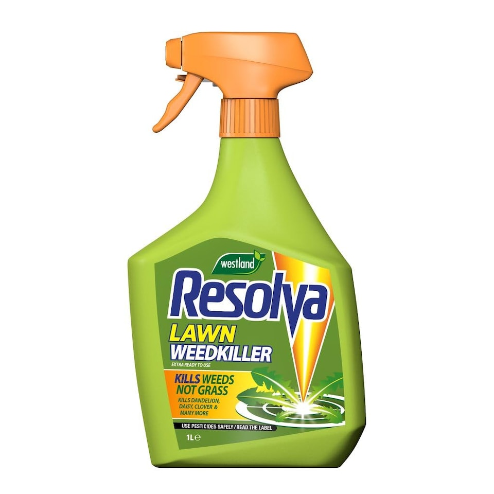 image 1 of Resolva Lawn Weedkiller Extra 1L RTU Ready to Use | Selective | Controls Dandelions, Clover & Plantain | Does Not Harm Grass | 1L RTU