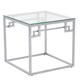 image 2 of Allure Silver Side Table | Silver