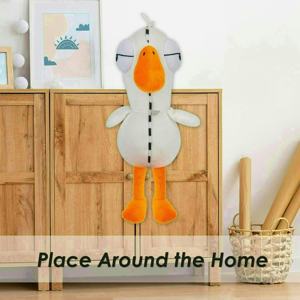 image 1 of Zipper Goose Goose Duck Soft Toy Cute Plushie Huggable Cuddly 30cm White