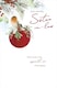 image 3 of Just For You Sister In Law Robin on a Bauble Design Christmas Card
