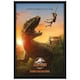image 1 of Black Wooden Framed Jurassic World Camp Cretaceous (Teaser) Maxi Poster