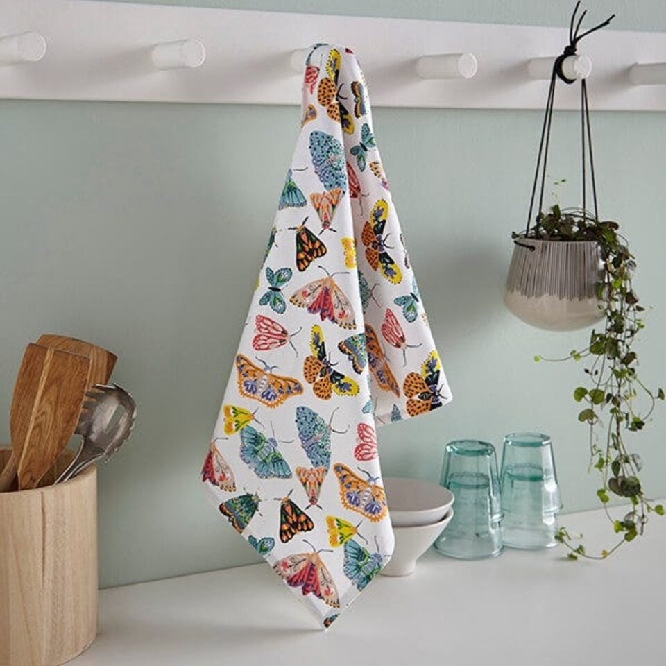 image 1 of Ulster Weavers Butterfly House Cotton Tea Towel