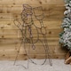 image 4 of 1m x 78cm Light up Standing Christmas Snowman with 390 Multi-Coloured LEDs