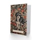 image 2 of Vintage Floral Pattern Yorkie Portrait Dog Lover Birthday Card