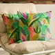 image 1 of OHS 2 x Palms Print Garden Cushion Covers Outdoor Water Resistant