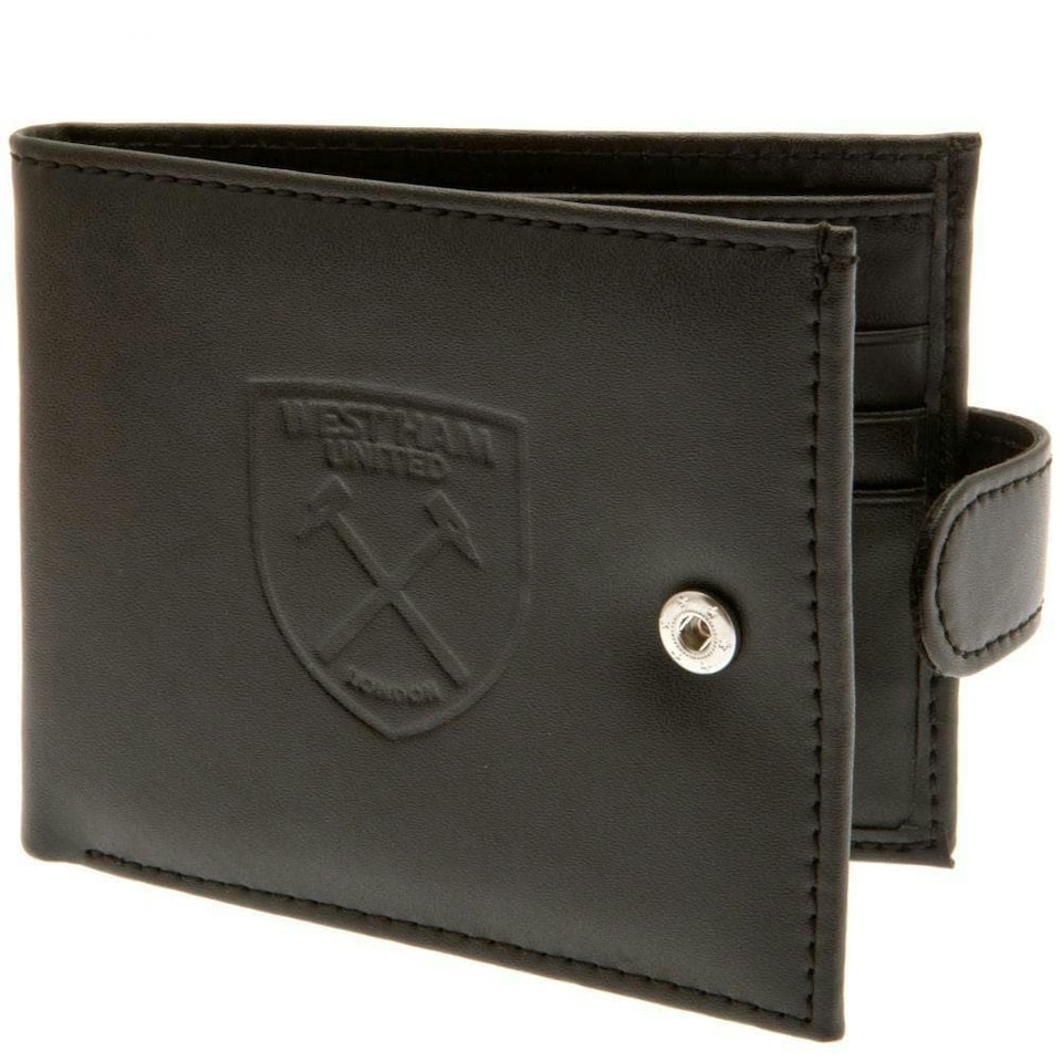 image 1 of West Ham United FC RFID Anti Fraud Wallet - Black - One Size
