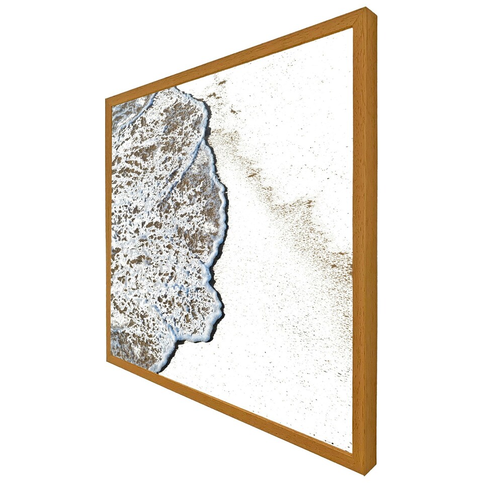 image 1 of Beach tide (Picture Frame) White | XL
