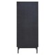 image 3 of Interiors by Premier Black Finish Wooden Cabinet Black