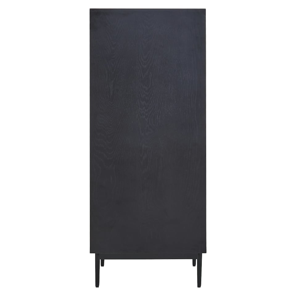image 1 of Interiors by Premier Black Finish Wooden Cabinet Black