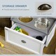 image 4 of PawHut Stainless Steel Raised Dog Bowl w/ 21L Storage Drawer, for Large Dogs