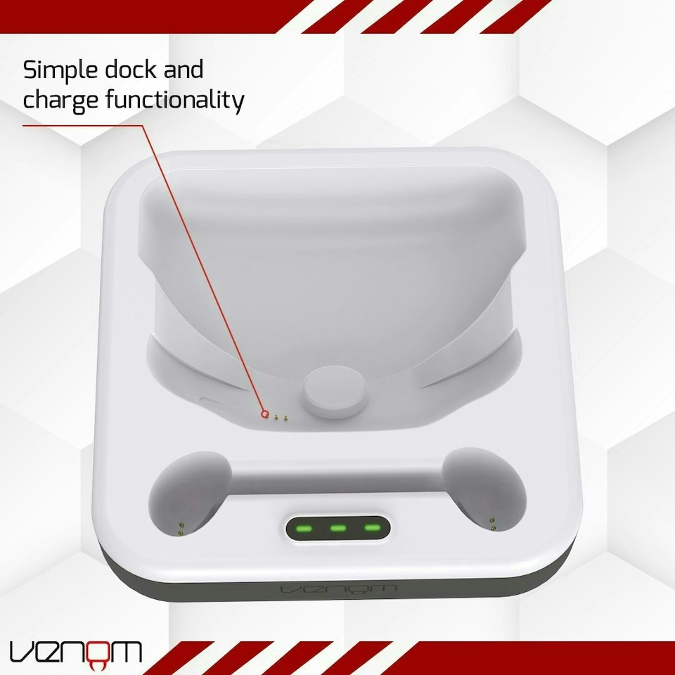 image 1 of Venom Charging Dock and Rechargeable Battery Packs for Meta Quest 3