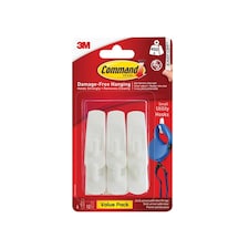 Command Small Utility Hooks Value Pack (pack 6) - Multi Colour - One Size