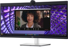 DELL P Series P3424WEB, 86.7 cm (34.1 inches), 3440 x 1440 pixels, 4K Ultra HD, LCD, 8 ms, Black | Black | Black