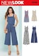 image 1 of New Look 6446 Paper Sewing Pattern – Women’s Dresses & Jumpsuits, Size A (6–8–10–12–14–16–18), Intermediate