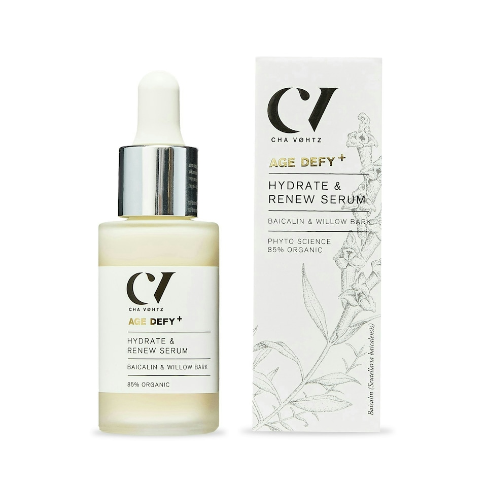 image 1 of Green People Age Defy+ Hydrate & Renew Serum - Suitable for Dry, Mature Skin - Paraben Free - Vegan, 30ml