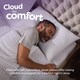 image 6 of Slumberdown Comfy Home, Medium Support Pillow White | 4 Pack
