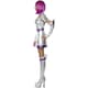 image 4 of Fever Womens/Ladies Space Cadet Costume Set - Metallic Silver - M M