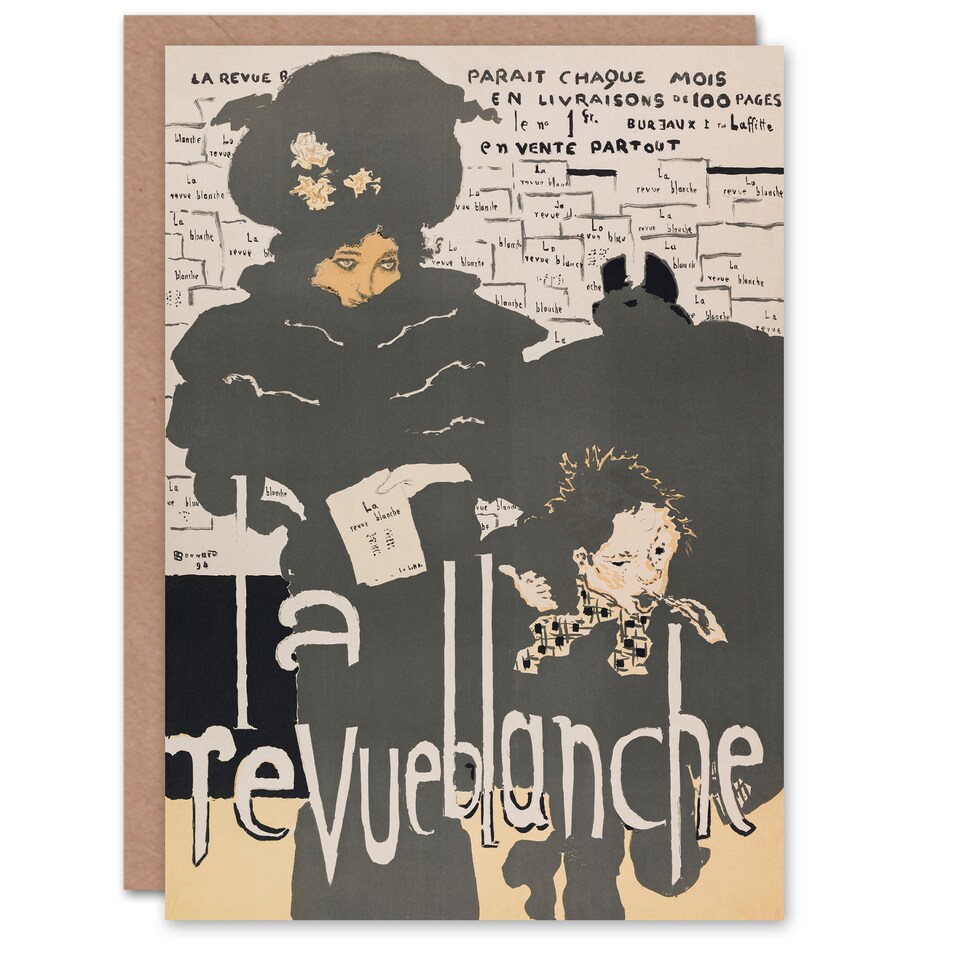 image 1 of Pierre Bonnard Art Card Poster for the Revue Blanche Journal
