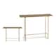 image 1 of Side table Black Golden Crystal Metal (33 x 77 x 110 cm) N/A