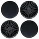 image 6 of SPARES2GO Carbon Filters for Bosch DWP66BC DWW06 DWW09 Cooker Hood 00796390 DHZ5276 x 4