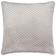 image 2 of Paoletti Neptune Velvet Cushion | Silver | Silver | 50 x 50cm | 1