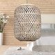 image 4 of Tonia - Mixed Bamboo Weaved Pendant Lightshade | Cream | Large | 1