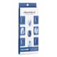 image 3 of Showker Gel Nail Strip # Cna401 Blackberry Marble - 1pcs