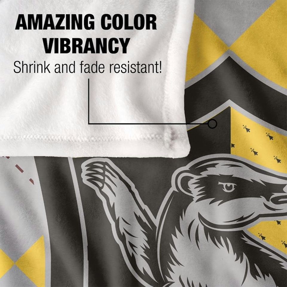 image 1 of Harry Potter Hufflepuff Blanket - Multicoloured - One Size