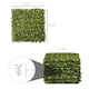 image 7 of Outsunny 12PCS 50cm x 50cm Artificial Boxwood Panel Milan Grass with Flowers