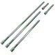 image 5 of 1/2" Drive Straight Extension Bar Set Extra Long 100mm - 600mm 5pc Set