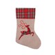 image 6 of Reindeer Design Christmas Stocking  Cute Festive Stocking for Mantelpiece & Holiday Decoration