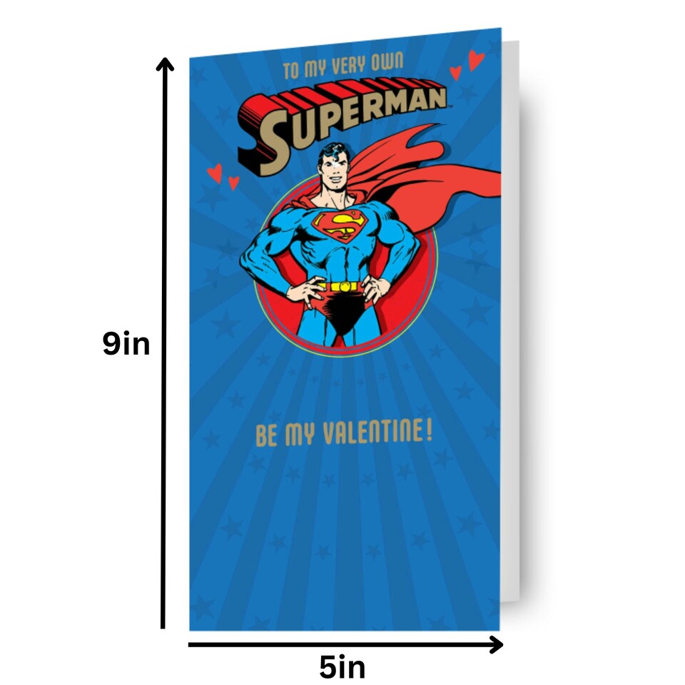 image 1 of Superman 'My Very Own Superman' Valentine's Day Card