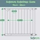 image 3 of Safetots SafeStep Gate, White, 75cm - 82cm, Extra Low Walkthrough, Pressure Fit Safety Gate, Baby Gate for Stairs and Doors