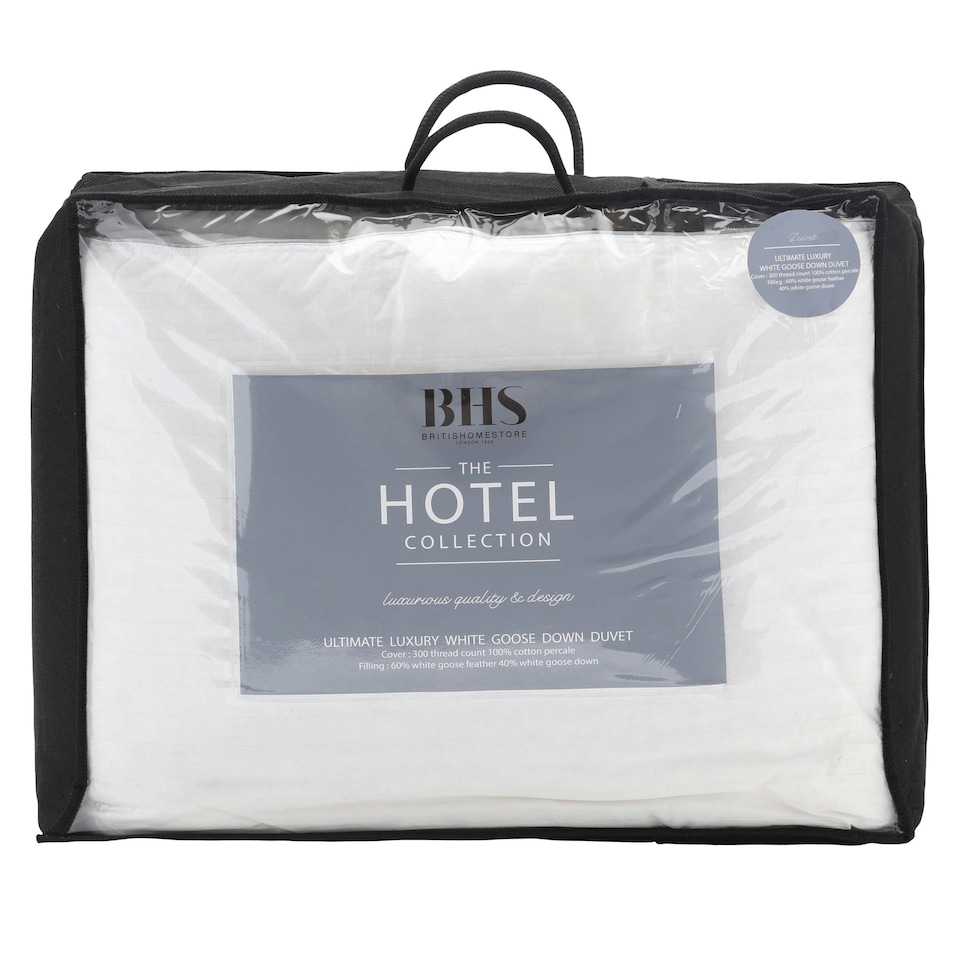 image 1 of BHS 5 Star Hotel Collection 13.5 Tog White Goose Down Super King Duvet, White