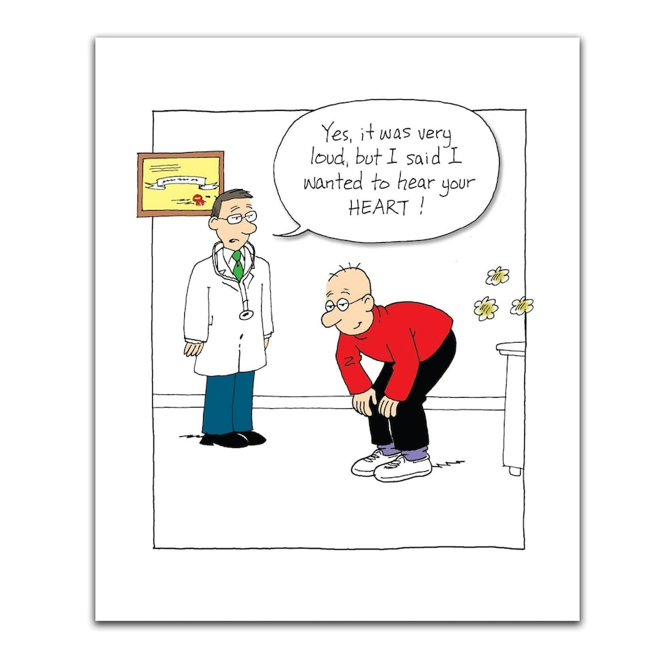 Birthday Card for Male, Funny Birthday Card for Him, Humorous Birthday Card for a Man, Doctor with Norbert Bending Over