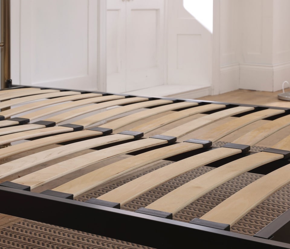 image 1 of 4ft Small Double Black nickel,Traditional Antique Victorian Metal Bed Frame | Black | Black Nickel | Small Double