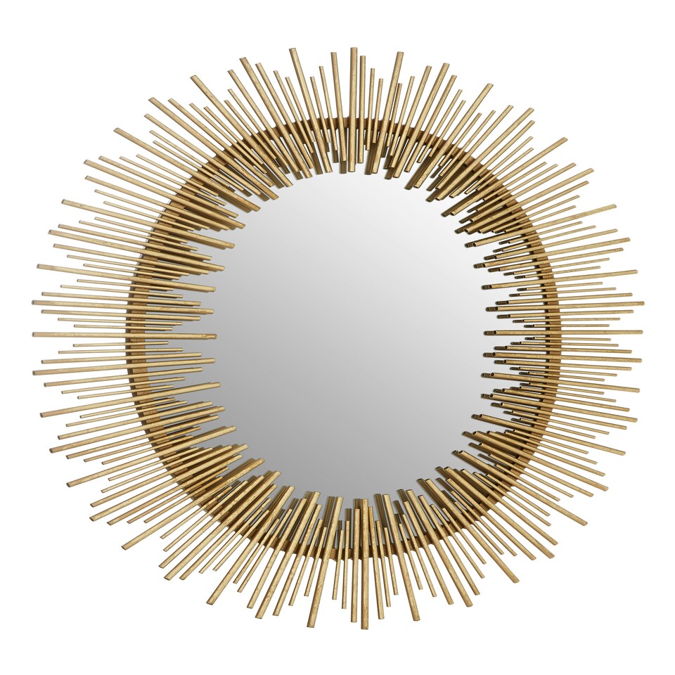 image 1 of Interiors by Premier Oval Wall Mirror Gold
