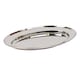 image 1 of Argon Tableware Oval Stainless Steel Serving Platter - 30cm x 20.5cm | Silver | Silver