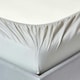 image 2 of Homescapes Silver Grey Egyptian Cotton Fitted Sheet 200 TC, Small Double | Silver | Small Double