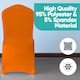 image 5 of Chair Cover Spandex Polyester Stretch Fabric Dining Slipcovers - 10pcs