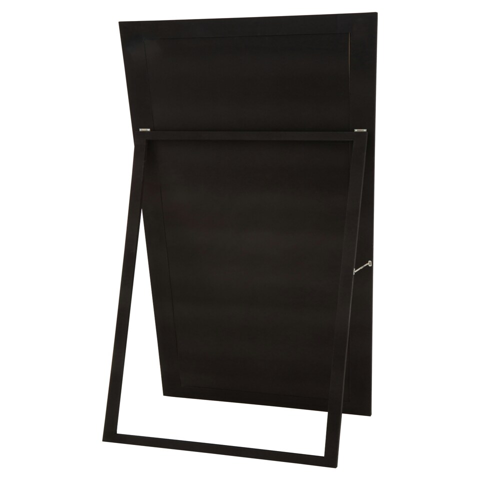 image 1 of Avelene Floor Standing Mirror With Bevelled Edge Silver