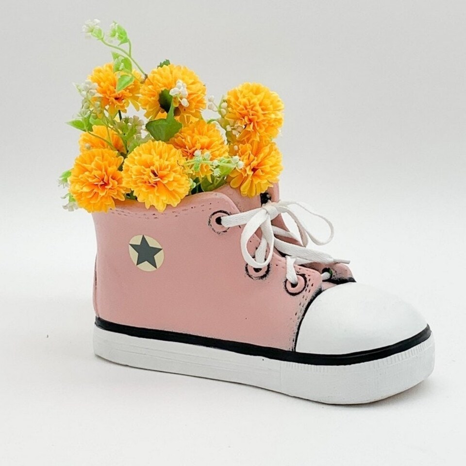 image 1 of Trainer Planter - L16 x W34 x H17 cm - Pink Pink