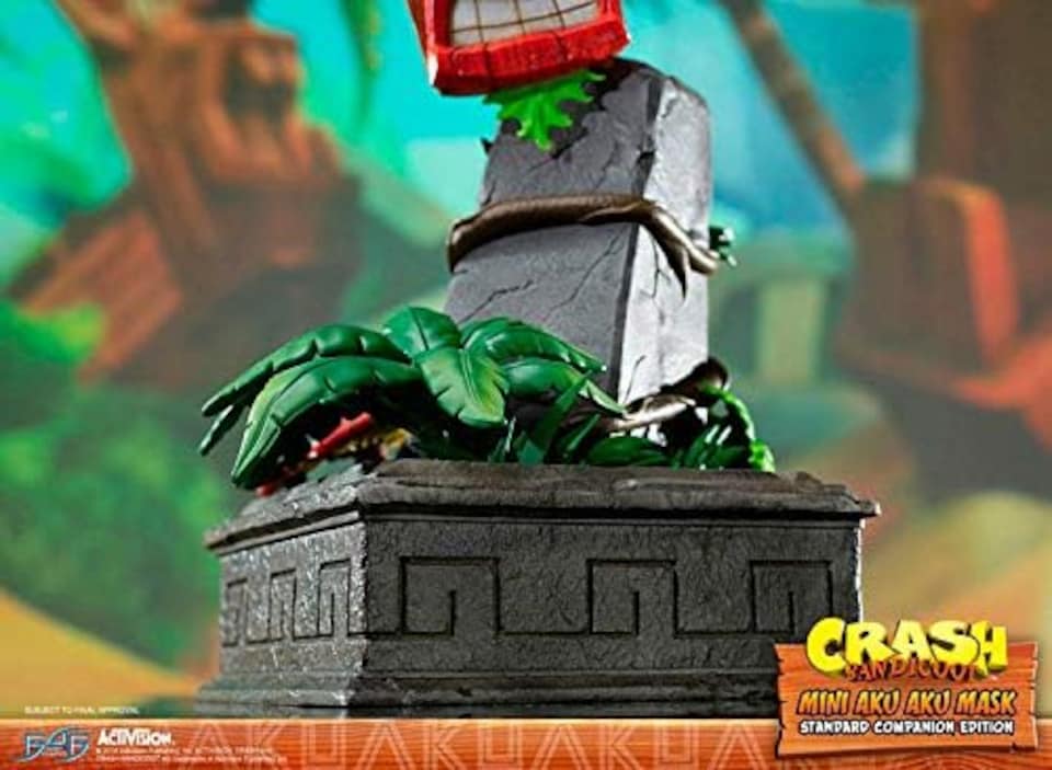 image 1 of First4Figures Crash Bandicoot Mini Aku Aku Mask RESIN Statue