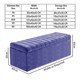 image 3 of Safar 120cm Wide Ottoman Storage box - Blue Naples Ottoman Box with Storage