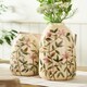 image 2 of Summer Pink Floral Blossom Vase Cream