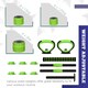 image 4 of SPORTNOW Weight Dumbbells Set, Barbell, Kettlebell, Push Up Stand, 20kg