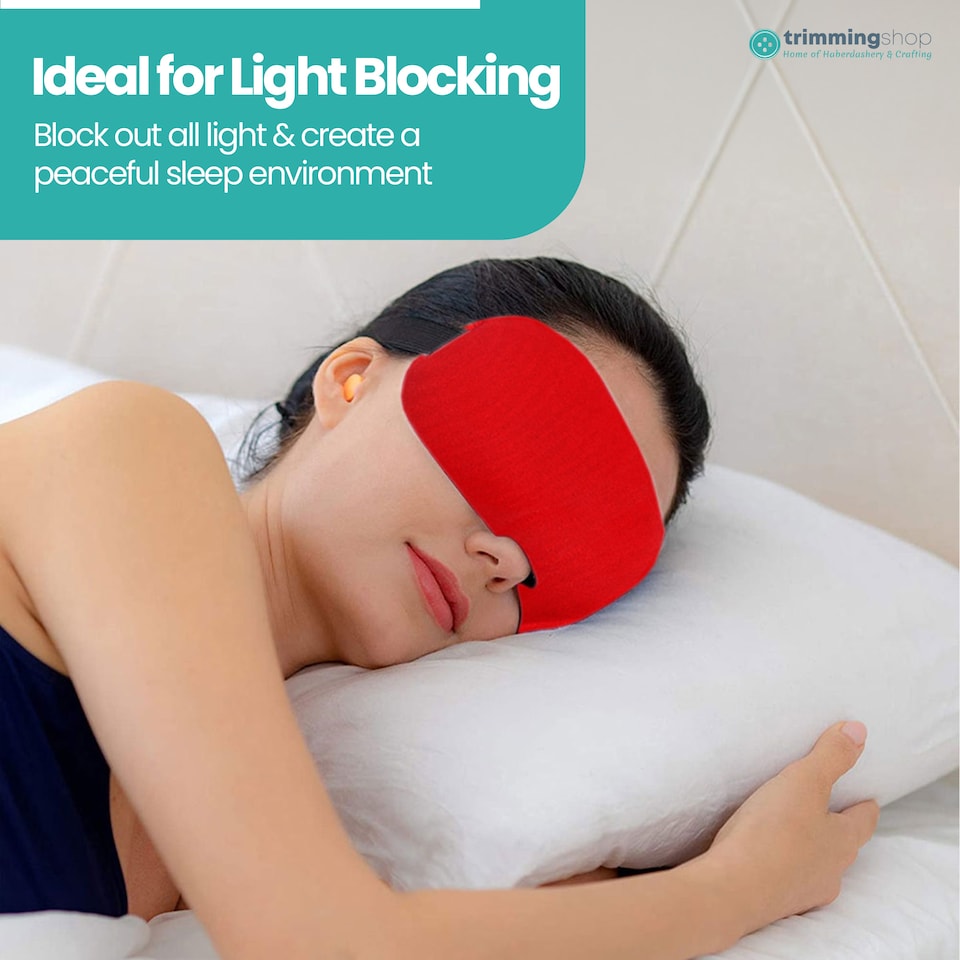 image 1 of 3D Sleep Eye Mask with Adjustable Strap Luxury Blindfold Sleep Mask