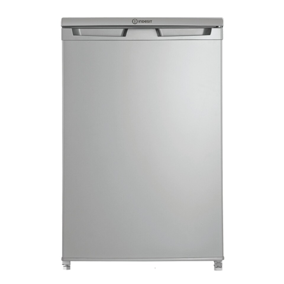 image 1 of Indesit Freestanding Under Counter Fridge, 128 Litre, 54cm, Silver - I55R1112SUK