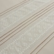 image 4 of Charlotte Embroidered Floral Duvet Cover Set with Pillowcases Included Brown | Natural | Single